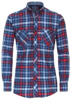 REDMOND Langarmhemd 5 Farben kariert 2XL-6XL Comfort Fit