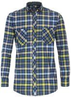REDMOND Langarmhemd 5 Farben kariert 2XL-6XL Comfort Fit