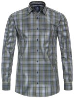 REDMOND Übergrößen Langarmhemd 4 Farben kariert 2XL-6XL Comfort Fit