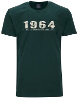Übergrößen T-Shirt AHORN SPORTSWEAR 12 Farben Vintage Number beige 3XL-10XL