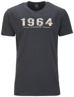 Übergrößen T-Shirt AHORN SPORTSWEAR 12 Farben Vintage Number beige 3XL-10XL