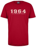 Übergrößen T-Shirt AHORN SPORTSWEAR 12 Farben Vintage Number beige 3XL-10XL