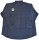 Übergrößen Flanell-Hemd KAMRO Dunkelblau-meliert Patches 3XL-12XL