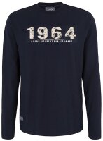 Übergrößen Longshirt AHORN SPORTSWEAR 5 Farben Vintage Number beige 3XL-10XL