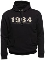 Übergröße Kapuzen-Sweatshirt AHORN SPORTS Vintage Number beige 6 Farben 3XL-10XL
