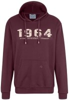 Übergröße Kapuzen-Sweatshirt AHORN SPORTS Vintage Number beige 6 Farben 3XL-10XL