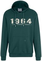 Übergröße Kapuzen-Sweatshirt AHORN SPORTS Vintage Number beige 6 Farben 3XL-10XL