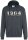 Übergröße Kapuzen-Sweatshirt AHORN SPORTS Vintage Number beige 6 Farben 3XL-10XL