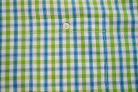 KAMRO Übergrößen Kurzarm-Herrenhemd Grün/Blau/Weiß kariert Download 10XL