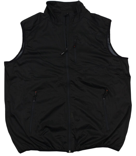 Übergrößen Bi-elastische Softshell Weste marc & mark schwarz 5XL-10XL