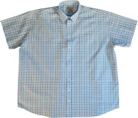 Übergrößen Kurzarm-Herrenhemd Download by KAMRO 2 Farben kariert 6XL-14XL