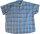Übergrößen Kurzarm-Herrenhemd Download by KAMRO Blau/Braun/Grün kariert 9XL-12XL
