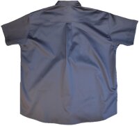 KAMRO Übergrößen Kurzarm-Herrenhemd Dunkelgrau mit Seidenglanz 3XL-14XL