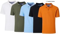 REDMOND Poloshirt Piqué Brusttasche 12 Farben...