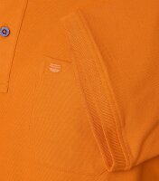 REDMOND Poloshirt Piqué Brusttasche Orange 5XL Regular Fit