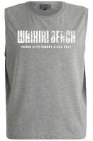 Übergrößen Tanktop AHORN SPORTSWEAR 9 Farben Druck Waikiki weiß 3XL-10XL