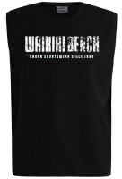 Übergrößen Tanktop AHORN SPORTSWEAR 9 Farben Druck Waikiki weiß 3XL-10XL