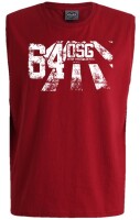Übergrößen Tanktop AHORN SPORTSWEAR 9 Farben Druck OSG 64 weiß 3XL-10XL