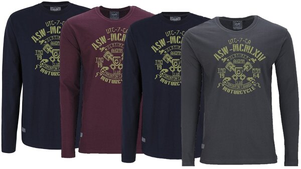 Übergrößen Longshirt AHORN SPORTSWEAR 4 Farben Edmonton oliv 3XL-10XL