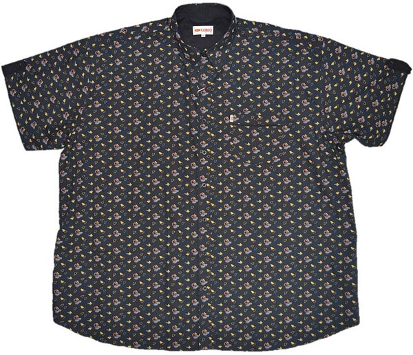 KAMRO Übergrößen Kurzarm-Herrenhemd gemustert 7XL-8XL