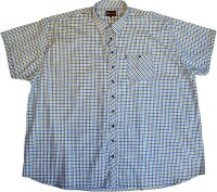 KAMRO Übergrößen Kurzarm-Herrenhemd...