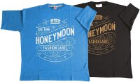 Übergrößen Designer T-Shirt HONEYMOON...