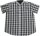 Übergrößen Kurzarm-Herrenhemd KAMRO Weiß/Braun/Blau kariert 3XL-7XL