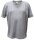 Übergrößen Tolles Basic T-Shirt RAMMBOCK Grau mit Stickerei V-Neck 8XL