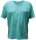 Übergrößen Tolles Basic T-Shirt RAMMBOCK Türkis mit Stickerei V-Neck 8XL