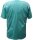 Übergrößen Tolles Basic T-Shirt RAMMBOCK Türkis mit Stickerei V-Neck 8XL