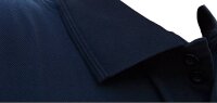 Übergrößen Tolles Basic Poloshirt RAMMBOCK Piqué in Schwarz mit Stickerei 12XL