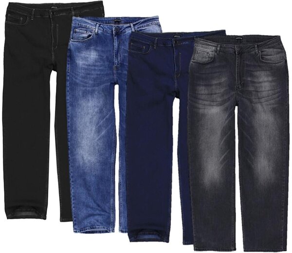 Übergrössen Modische Designer Jeans Lavecchia LV-501 L30 & L32 4 Farben