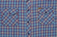 Übergrößen Herrenhemd KAMRO Navy/Blau/Rot/Weiß kariert 3XL-7XL