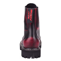 ANGRY ITCH-8-Loch Pink Rub-Off Ranger Armee Leder Stiefel Stahlkappe  EU 36-48