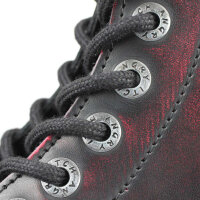 ANGRY ITCH-8-Loch Pink Rub-Off Ranger Armee Leder Stiefel Stahlkappe  EU 36-48