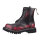 ANGRY ITCH-8-Loch Pink Rub-Off Ranger Armee Leder Stiefel Stahlkappe  EU 36-48