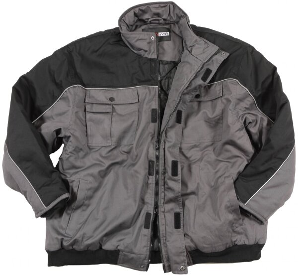 Übergrößen Arbeits-Bomberjacke 5XL Anthrazit