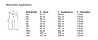Übergrößen Jogginghose HONEYMOON Schwarz 8XL