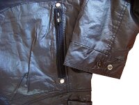 Übergrößen Schicke Jacke D555 HARBOR Schwarz 3XL-6XL