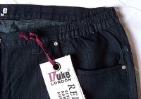 Übergrößen Jeans Duke Clothing London BALFOUR Schwarz W48-W60, L32-L34