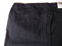 Übergrößen Jeans Duke Clothing London BALFOUR Schwarz W48-W60, L32-L34