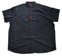 Übergrößen Kurzarm-Jeanshemd KAMRO Twill...