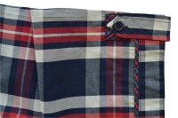 Übergrößen Kurzarm Hemd KAMRO Navy Rot Grau kariert 6XL, 7XL