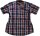 Übergrößen Kurzarm Hemd KAMRO Navy Rot Grau kariert 6XL, 7XL