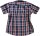 Übergrößen Kurzarm Hemd KAMRO Navy Rot Grau kariert 6XL, 7XL