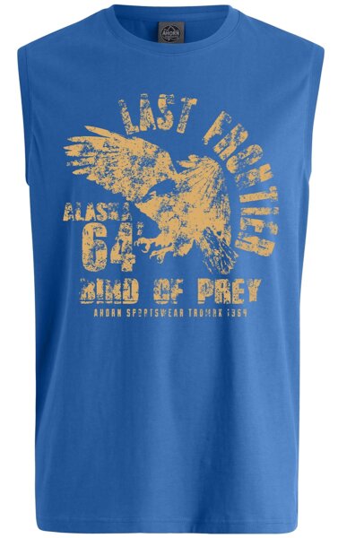 Übergrößen Tanktop AHORN SPORTSWEAR Druck Frontier amber nebulas blue