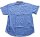 SALE Übergrößen Kurzarm Hemd KAMRO Hellblau Stehkragen 3XL-6XL