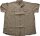 SALE Übergrößen Kurzarm Jeanshemd KAMRO Khaki 3XL, 5XL