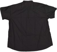 Übergrößen Kurzarm-Herrenhemd Popeline KAMRO Schwarz 8XL
