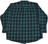KAMRO Übergrößen Flanell-Hemd im Holzfäller Stil Grün/Schwarz kariert 9XL